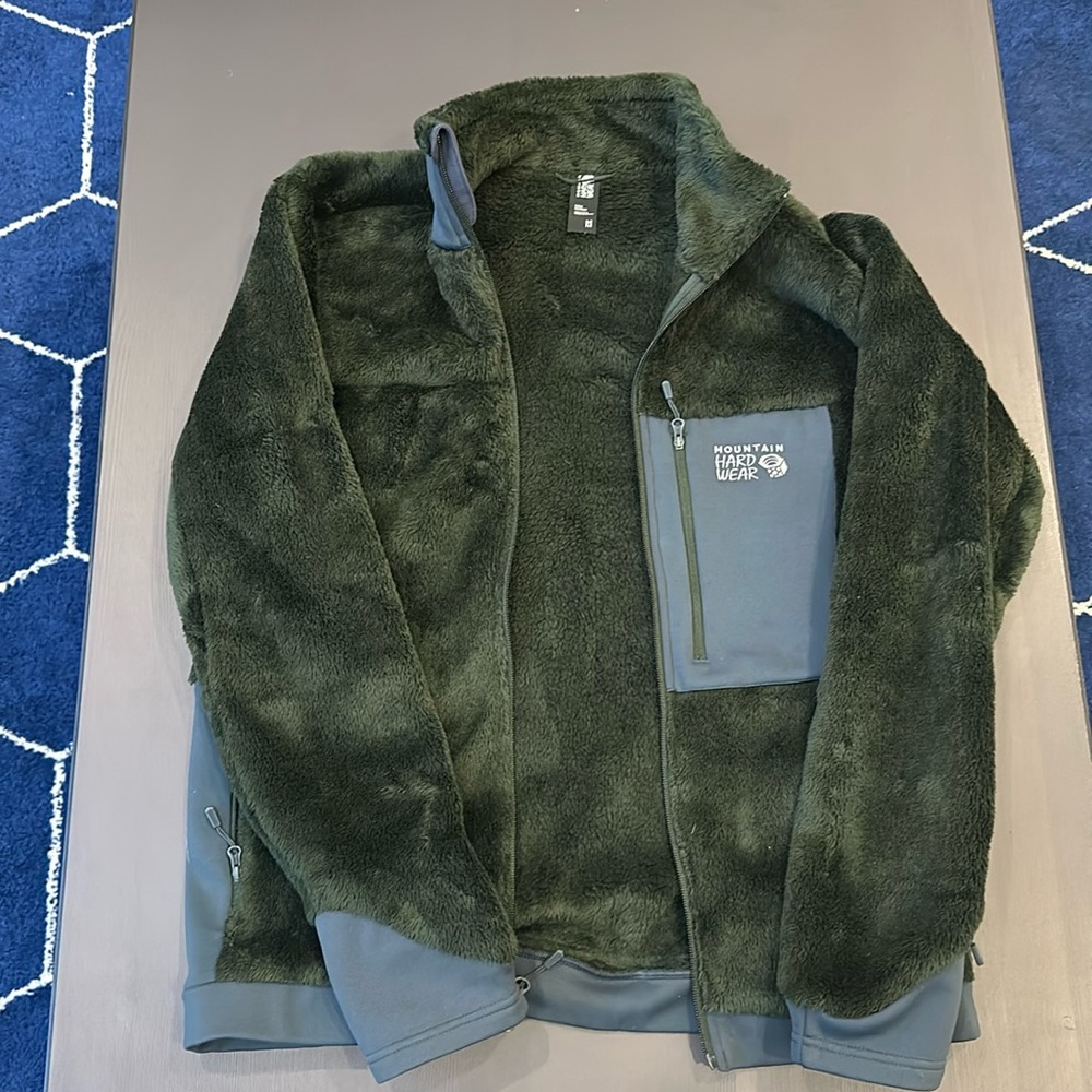 Shag fleece jacket, monkey man
